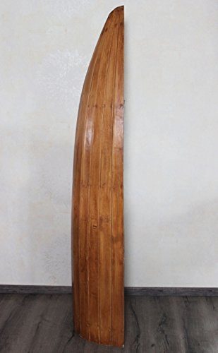 Exotisches Holz Bootsregal Regal Boot hellbraun 195cm - 3